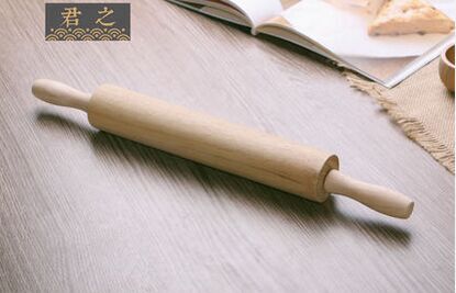 正品 41cm 3.2cm榉木擀面杖大号滚轴饺子皮赶面棍
